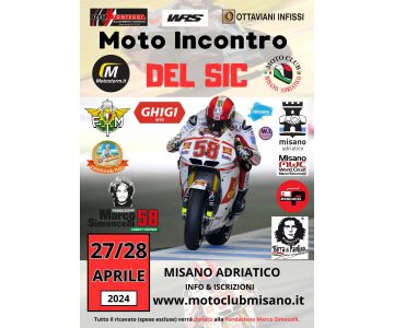 MOTOINCONTRO DEL SIC 27/28 APRILE 2024 MOTOINCONTRO DEL SIC 27/28 APRILE 2024